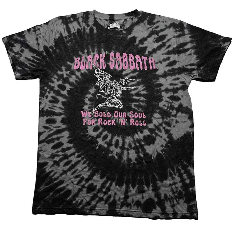 BLACK SABBATH - WE SOLD OUR SOUL FOR ROCK N' ROLL - T-Shirt Black (Wash Collection) sold by Spiral Direct