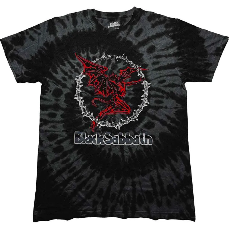 BLACK SABBATH - RED HENRY - T-Shirt Black (Wash Collection) sold by Spiral Direct