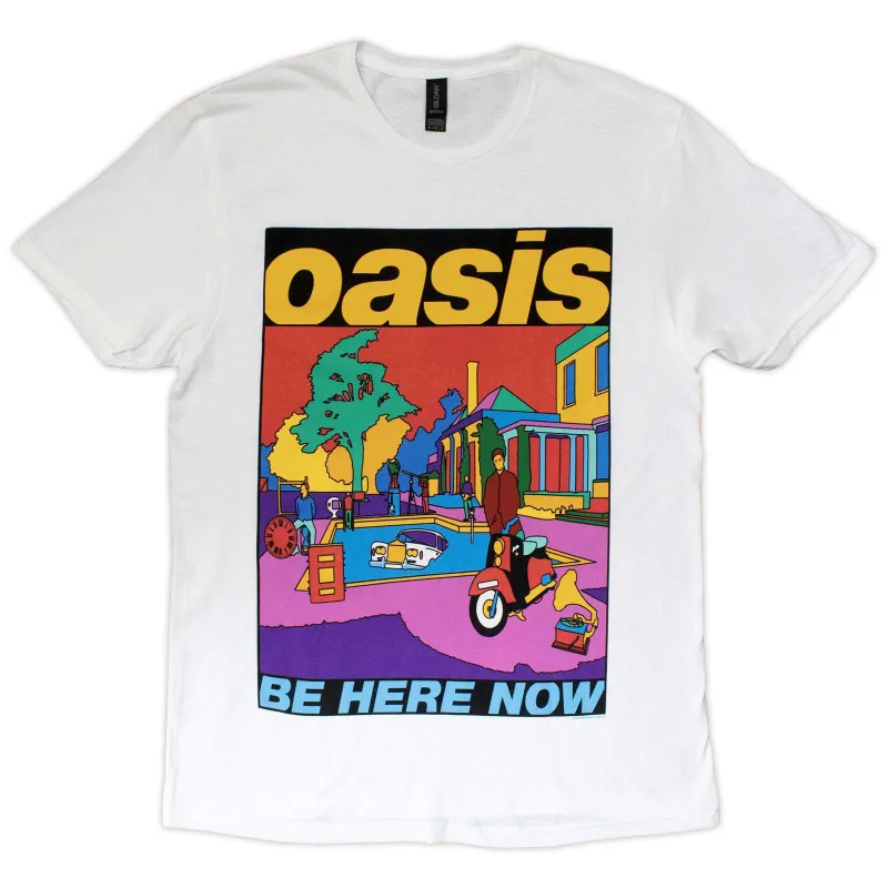 OASIS - BE HERE NOW ILLUSTRATION - T-Shirt White sold by Spiral Direct