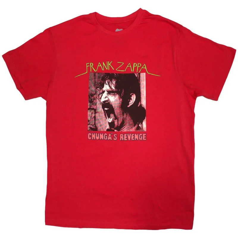 FRANK ZAPPA - CHUNGA'S REVENGE - T-Shirt Red sold by Spiral Direct