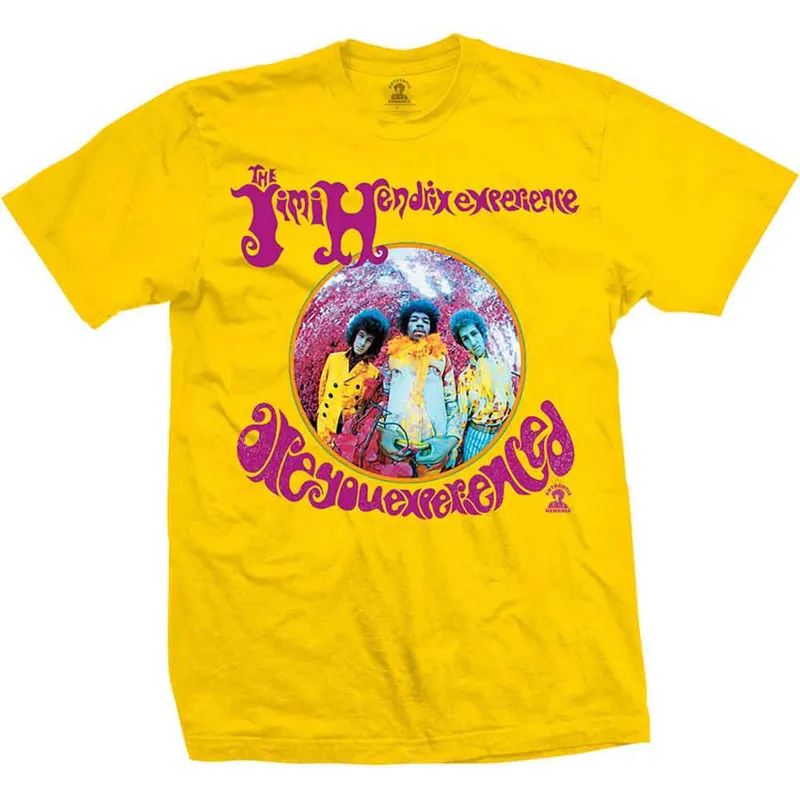 JIMI HENDRIX - ARE YOU EXPERIENCED - T-Shirt Yellow sold by Spiral Direct