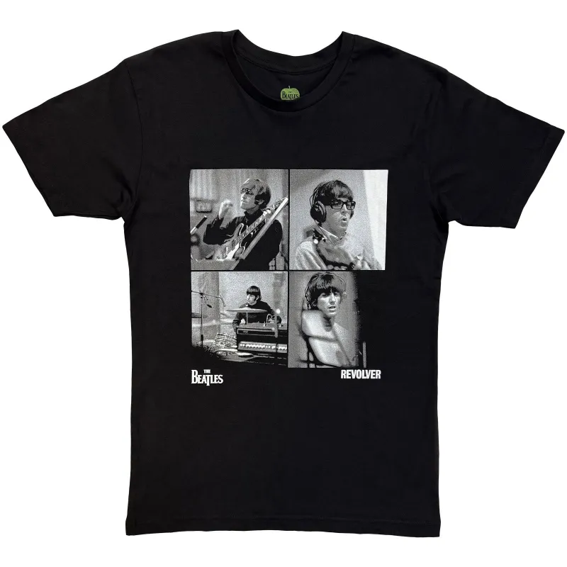 BEATLES, THE - REVOLVER STUDIO SHOTS - T-Shirt Black sold by Spiral Direct