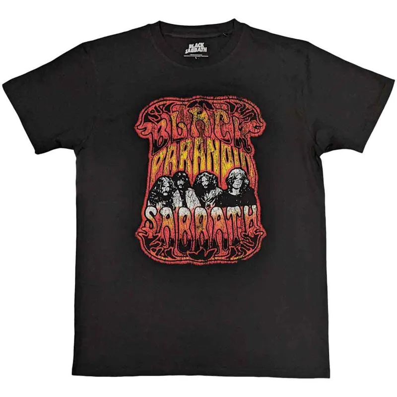 BLACK SABBATH - PARANOID PSYCH - T-Shirt Black sold by Spiral Direct