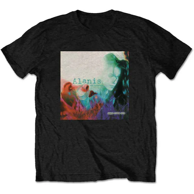 ALANIS MORISSETTE - JAGGED LITTLE PILL - T-Shirt Black made by Spiral Direct