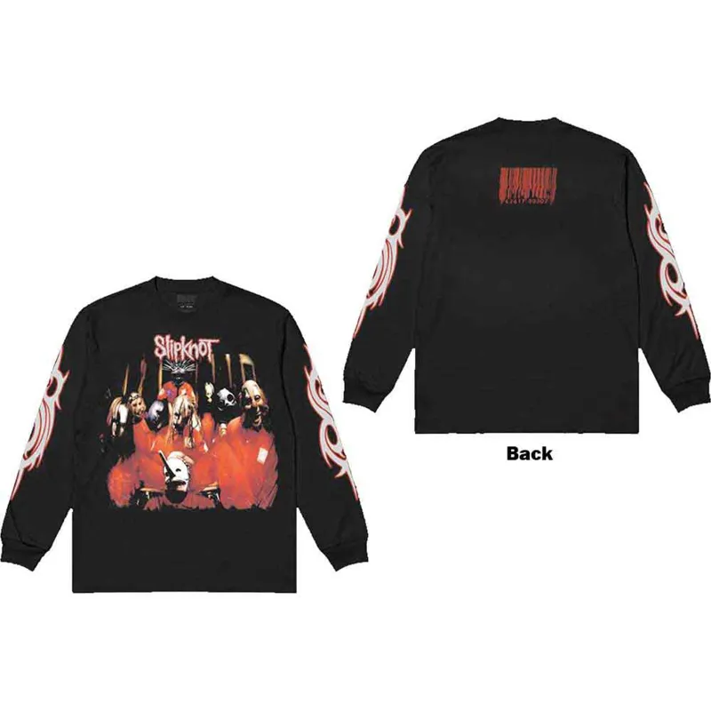 SLIPKNOT - SPIT IT OUT - Long Sleeve T-Shirt Black (Back & Sleeve Print) sold by Spiral Direct
