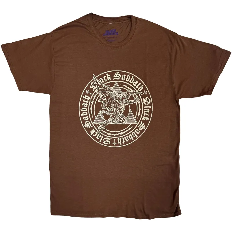 BLACK SABBATH - HENRY PYRAMID EMBLEM - T-Shirt Brown sold by Spiral Direct