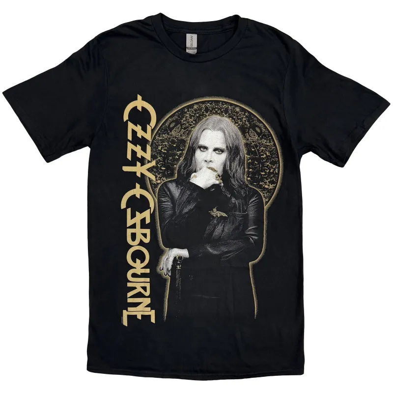OZZY OSBOURNE - PATIENT NO. 9 GOLD GRAPHIC - T-Shirt Black made by Spiral Direct