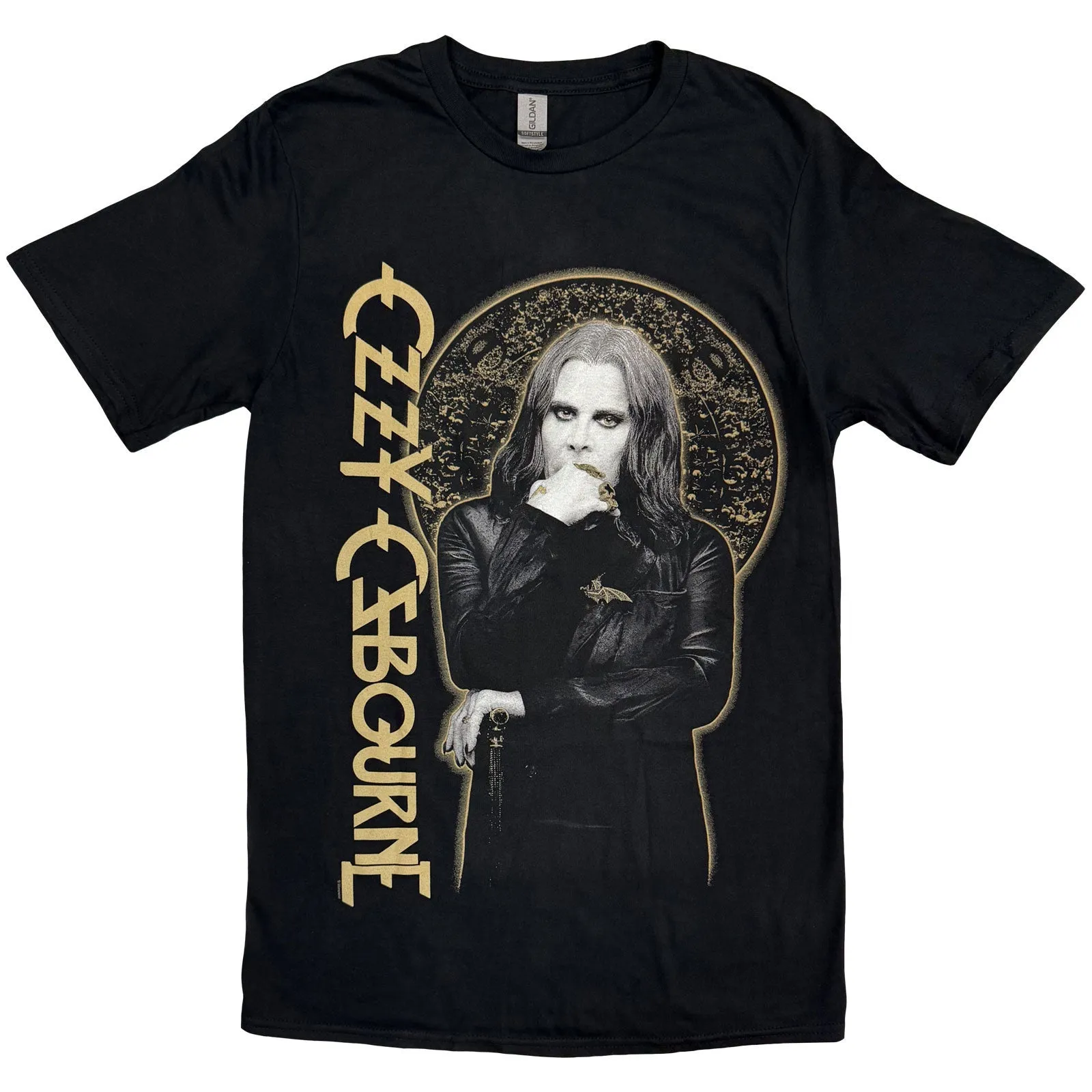 OZZY OSBOURNE - PATIENT NO. 9 GOLD GRAPHIC - T-Shirt Black sold by Spiral Direct