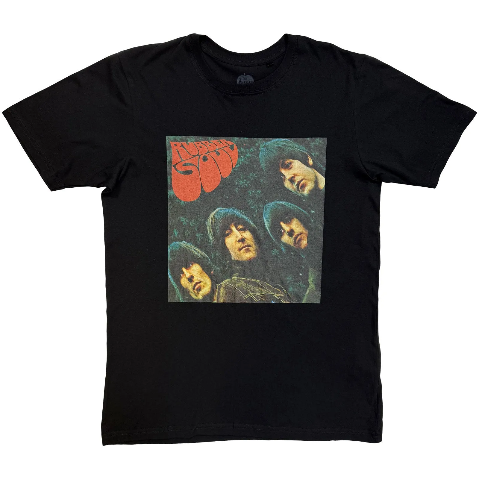 THE BEATLES - RUBBER SOUL ALBUM COVER - T-Shirt Black sold by Spiral Direct