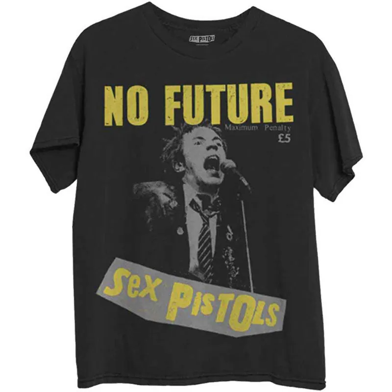 THE SEX PISTOLS - NO FUTURE - T-Shirt Black sold by Spiral Direct