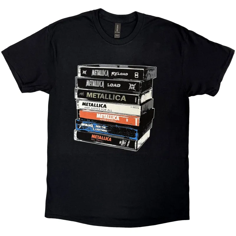 METALLICA - CASSETTE - T-Shirt Black sold by Spiral Direct