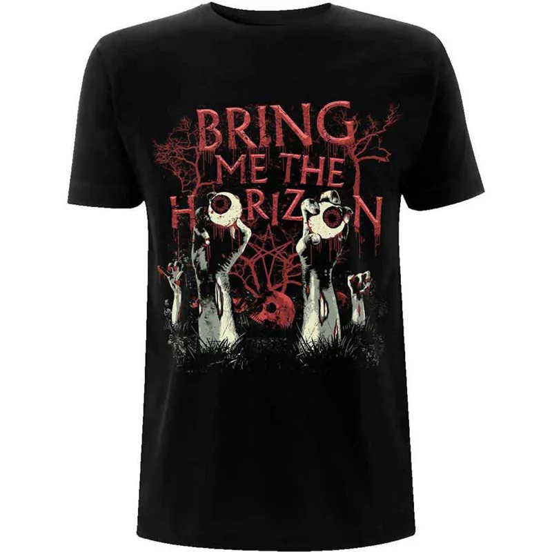 BRING ME THE HORIZON - GRAVEYARD EYES - T-Shirt Black made by Spiral Direct