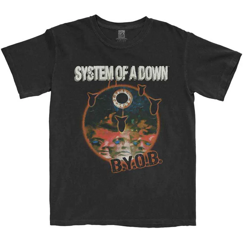 SYSTEM OF A DOWN - BYOB CLASSIC - T-Shirt Black sold by Spiral Direct