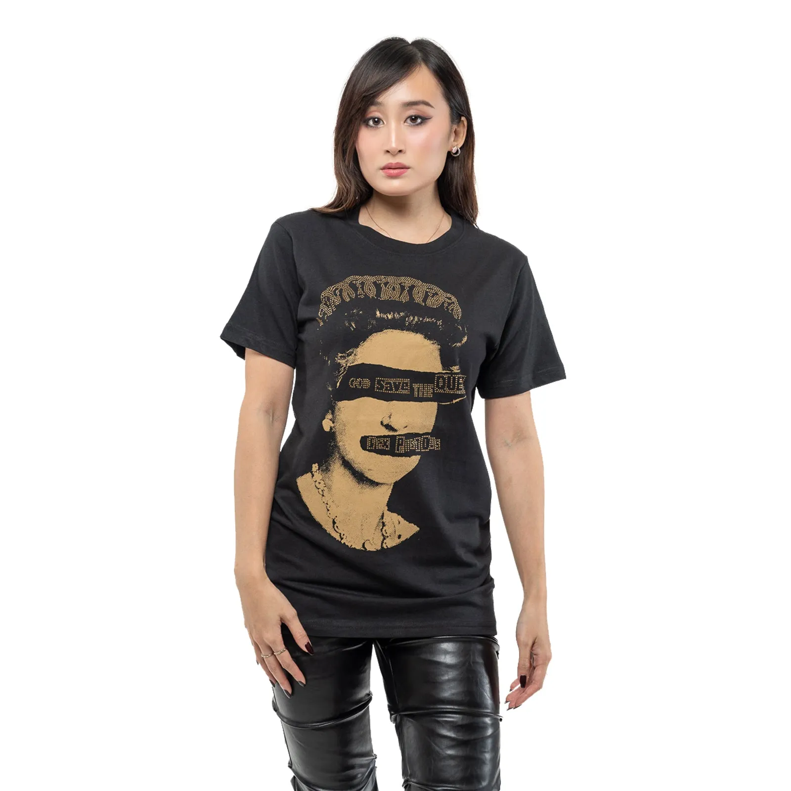 THE SEX PISTOLS - GOD SAVE THE QUEEN - T-Shirt Black (Embellished) sold by Spiral Direct product image thumbnail 3