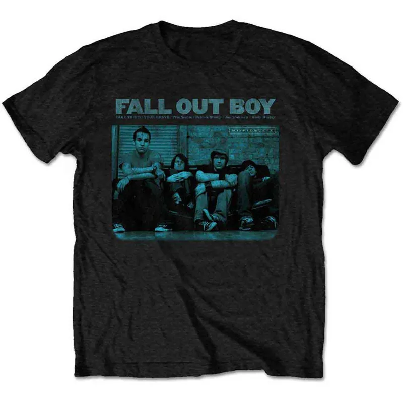 FALL OUT BOY - TAKE THIS TO YOUR GRAVE - T-Shirt Black made by Spiral Direct