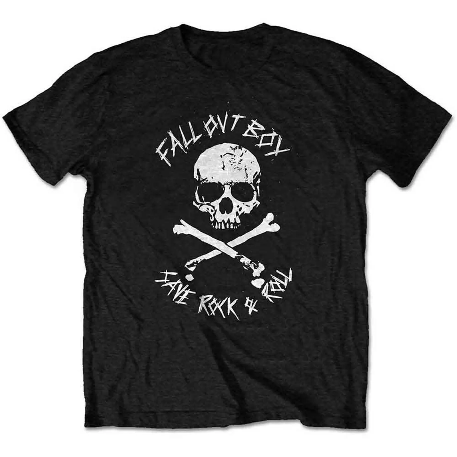FALL OUT BOY - SAVE ROCK AND ROLL - T-Shirt Black sold by Spiral Direct