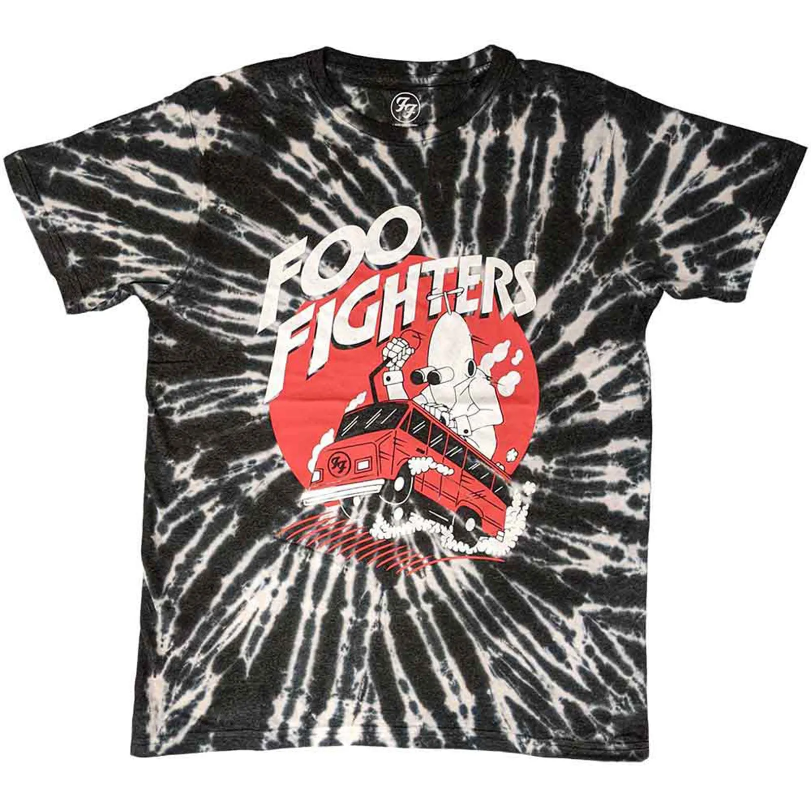 FOO FIGHTERS - SPEEDING BUS - T-Shirt Black (Wash Collection) sold by Spiral Direct