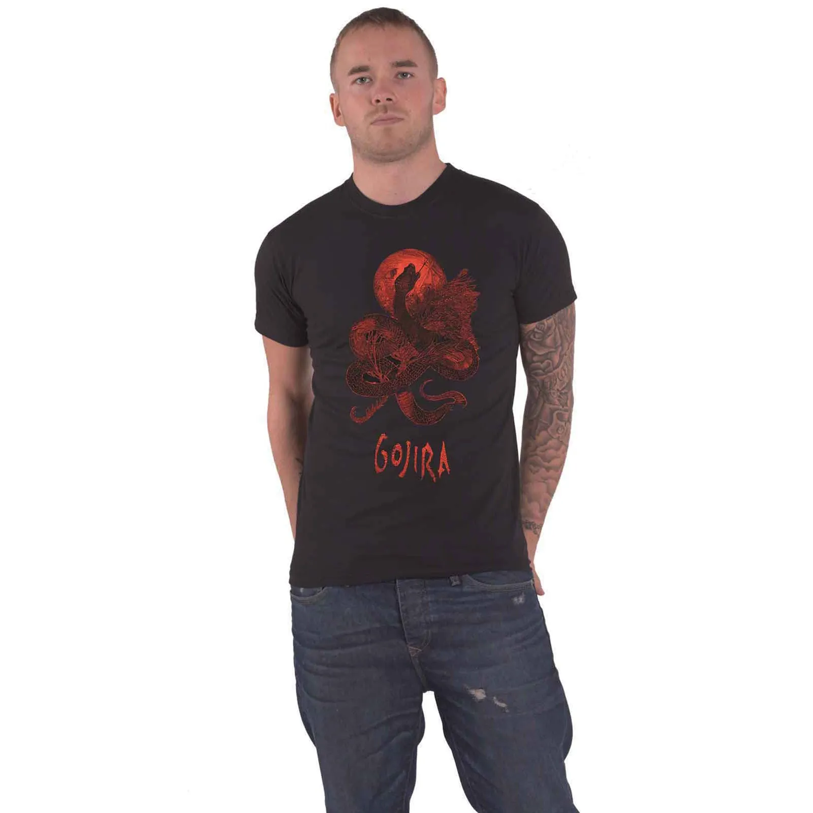 GOJIRA - SERPENT MOON - T-Shirt Black sold by Spiral Direct product image thumbnail 2