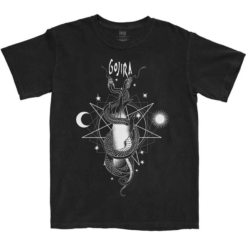 GOJIRA - CELESTIAL SNAKES - T-Shirt Black made by Spiral Direct
