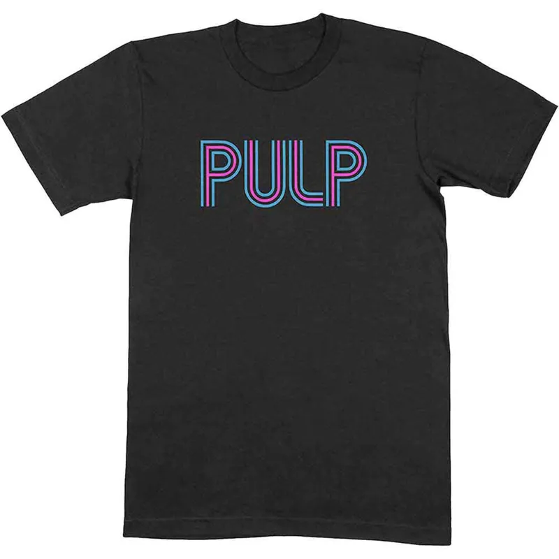PULP - INTRO LOGO - T-Shirt Black made by Spiral Direct
