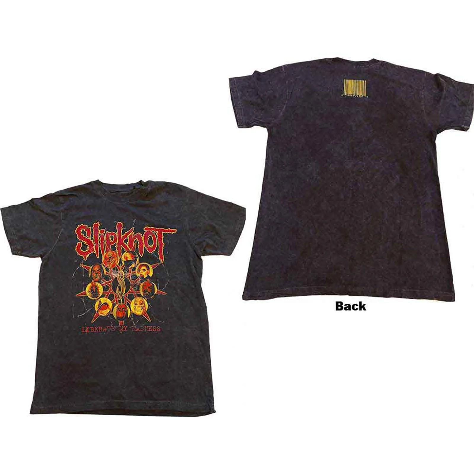SLIPKNOT - LIBERATE - T-Shirt Black (Back Print & Wash Collection) sold by Spiral Direct