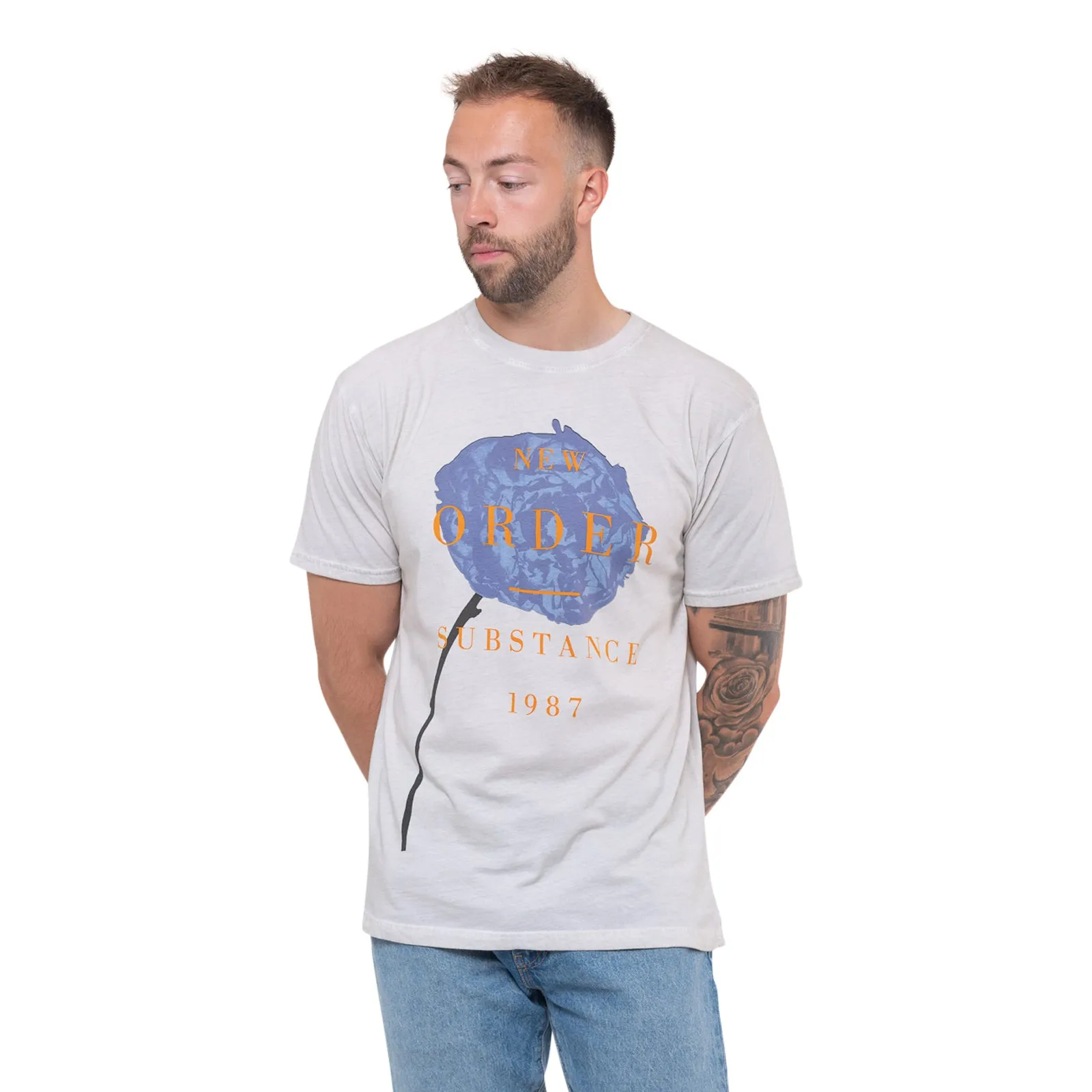 NEW ORDER - SPRING SUBSTANCE - T-Shirt Neutral (Wash Collection) sold by Spiral Direct product image thumbnail 2