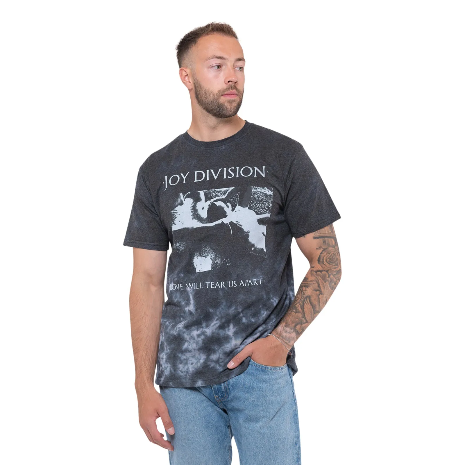JOY DIVISION - TEAR US APART - T-Shirt Black (Wash Collection) sold by Spiral Direct product image thumbnail 2