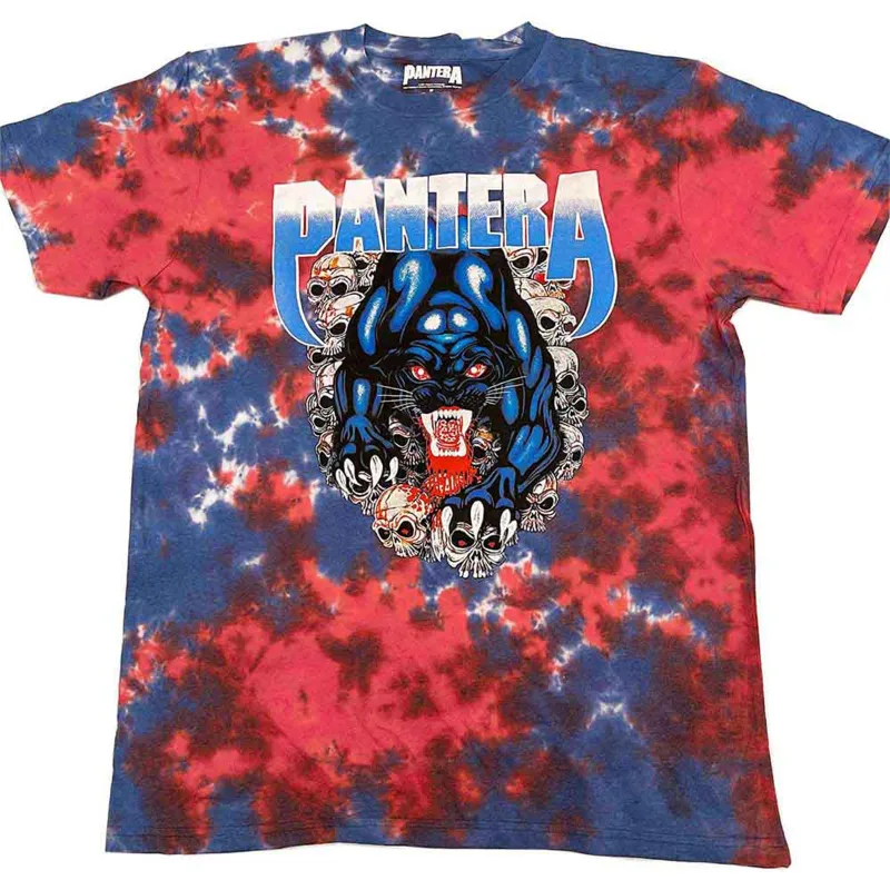 PANTERA - PANTHER - T-Shirt Blue (Wash Collection) sold by Spiral Direct