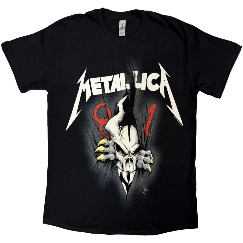 METALLICA - 40TH ANNIVERSARY RIPPER - T-Shirt Black made by Spiral Direct