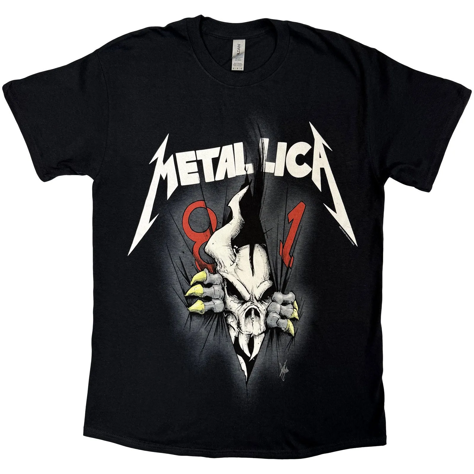 METALLICA - 40TH ANNIVERSARY RIPPER - T-Shirt Black sold by Spiral Direct