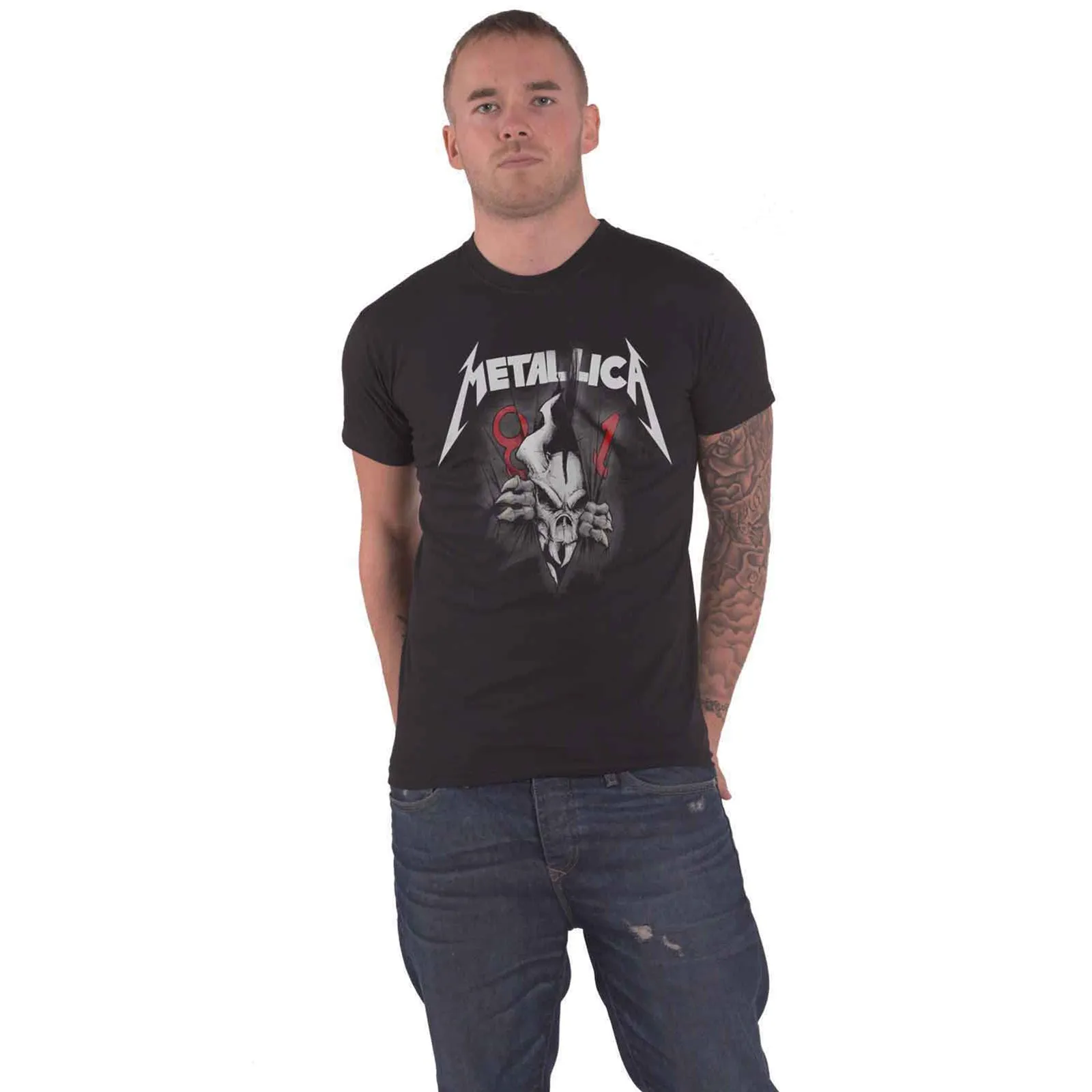 METALLICA - 40TH ANNIVERSARY RIPPER - T-Shirt Black sold by Spiral Direct product image thumbnail 2