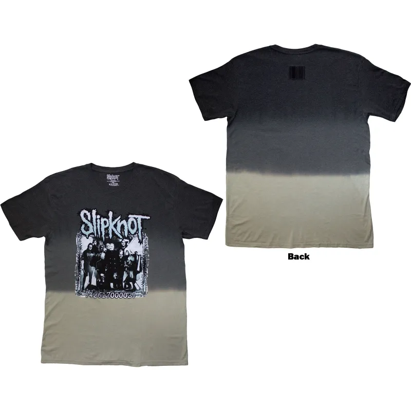 SLIPKNOT - BARCODE PHOTO - T-Shirt Grey (Back Print & Wash Collection) made by Spiral Direct