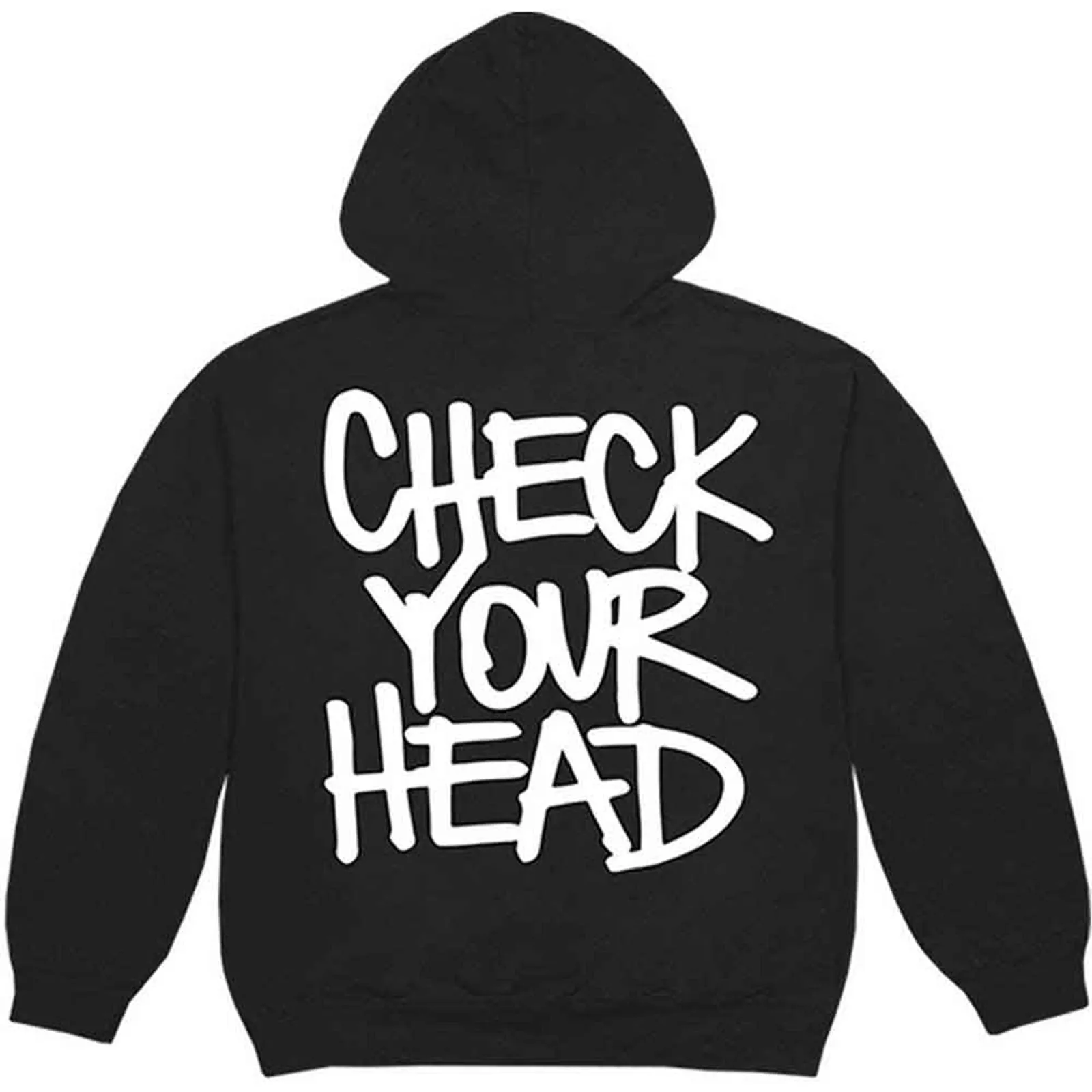 THE BEASTIE BOYS - CHECK YOUR HEAD - Pullover Hoodie Black (Back Print) sold by Spiral Direct