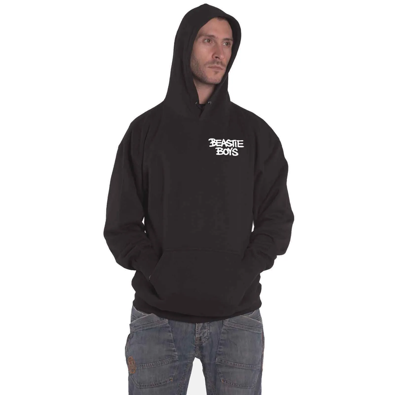THE BEASTIE BOYS - CHECK YOUR HEAD - Pullover Hoodie Black (Back Print) sold by Spiral Direct product image thumbnail 2