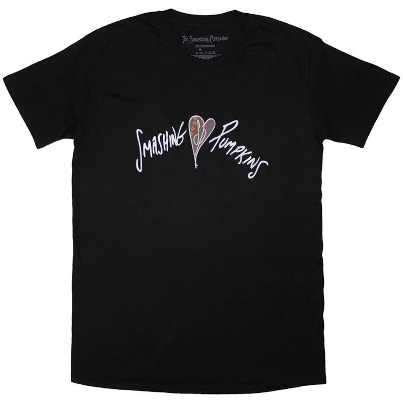 THE SMASHING PUMPKINS - GISH HEART - T-Shirt Black made by Spiral Direct