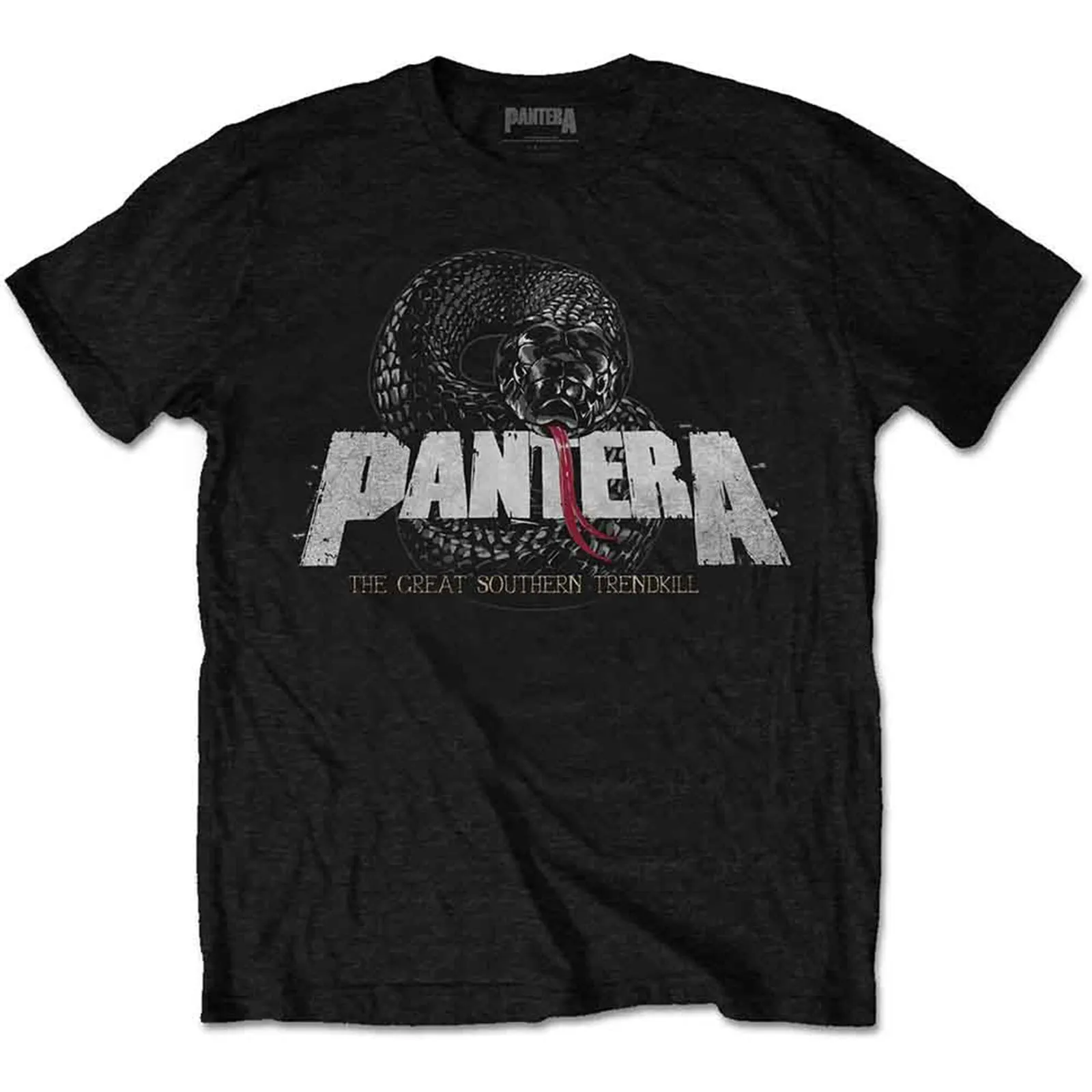 PANTERA - SNAKE LOGO - T-Shirt Black sold by Spiral Direct