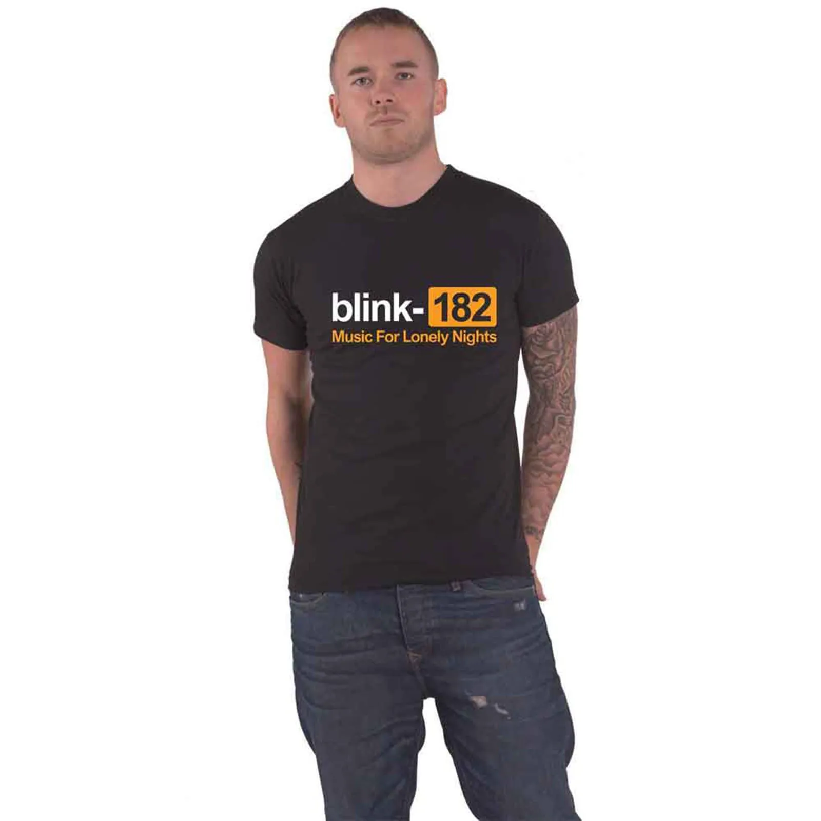 BLINK-182 - LONELY NIGHTS - T-Shirt Black sold by Spiral Direct product image thumbnail 2