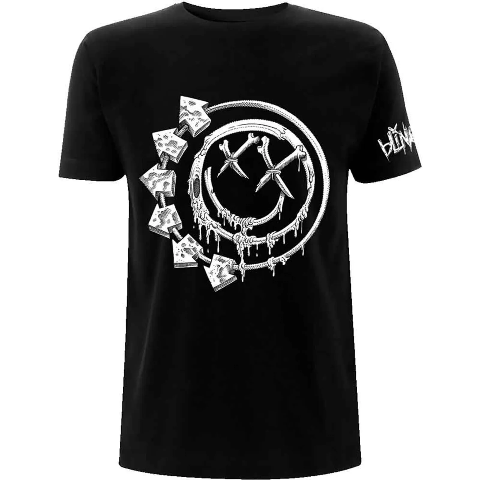 BLINK-182 - BONES - T-Shirt Black sold by Spiral Direct