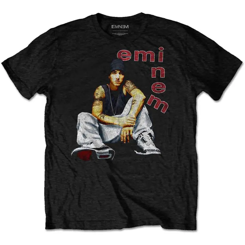 EMINEM - LETTERS - T-Shirt Black sold by Spiral Direct