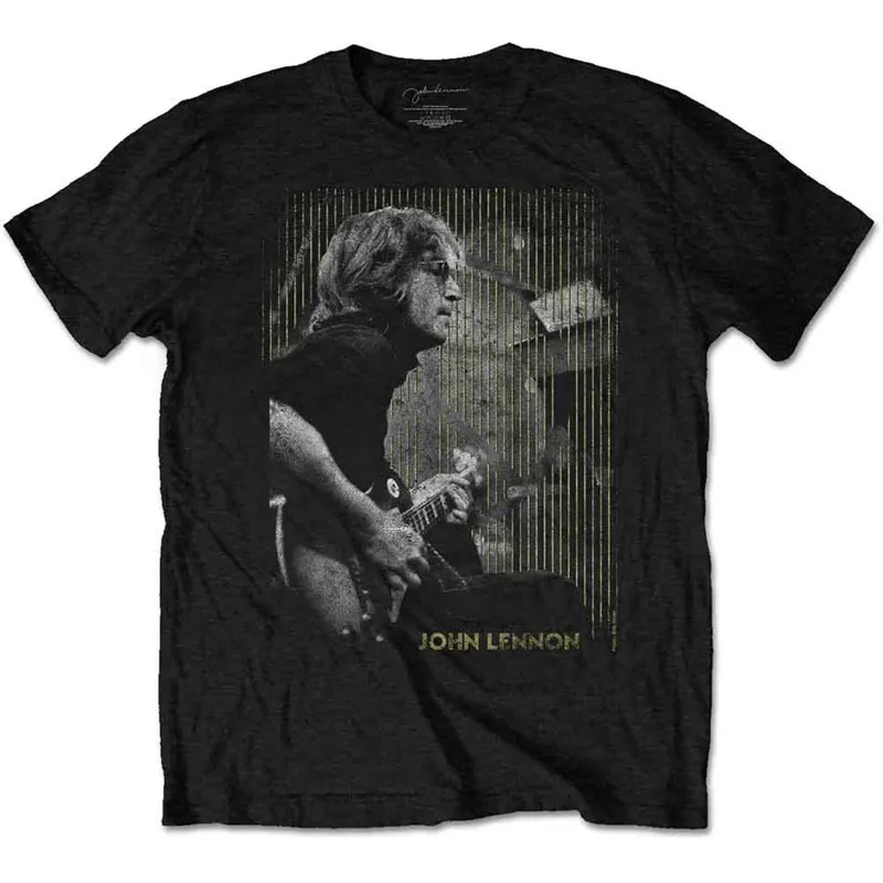 JOHN LENNON - GIBSON - T-Shirt Black sold by Spiral Direct