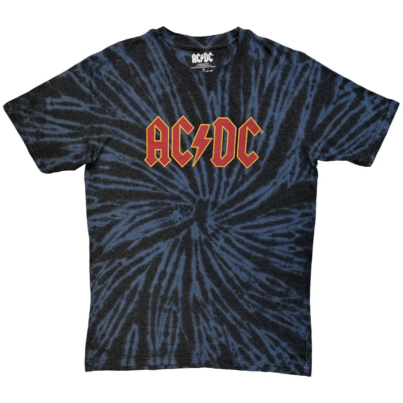 AC/DC - LOGO - T-Shirt Black (Wash Collection) sold by Spiral Direct