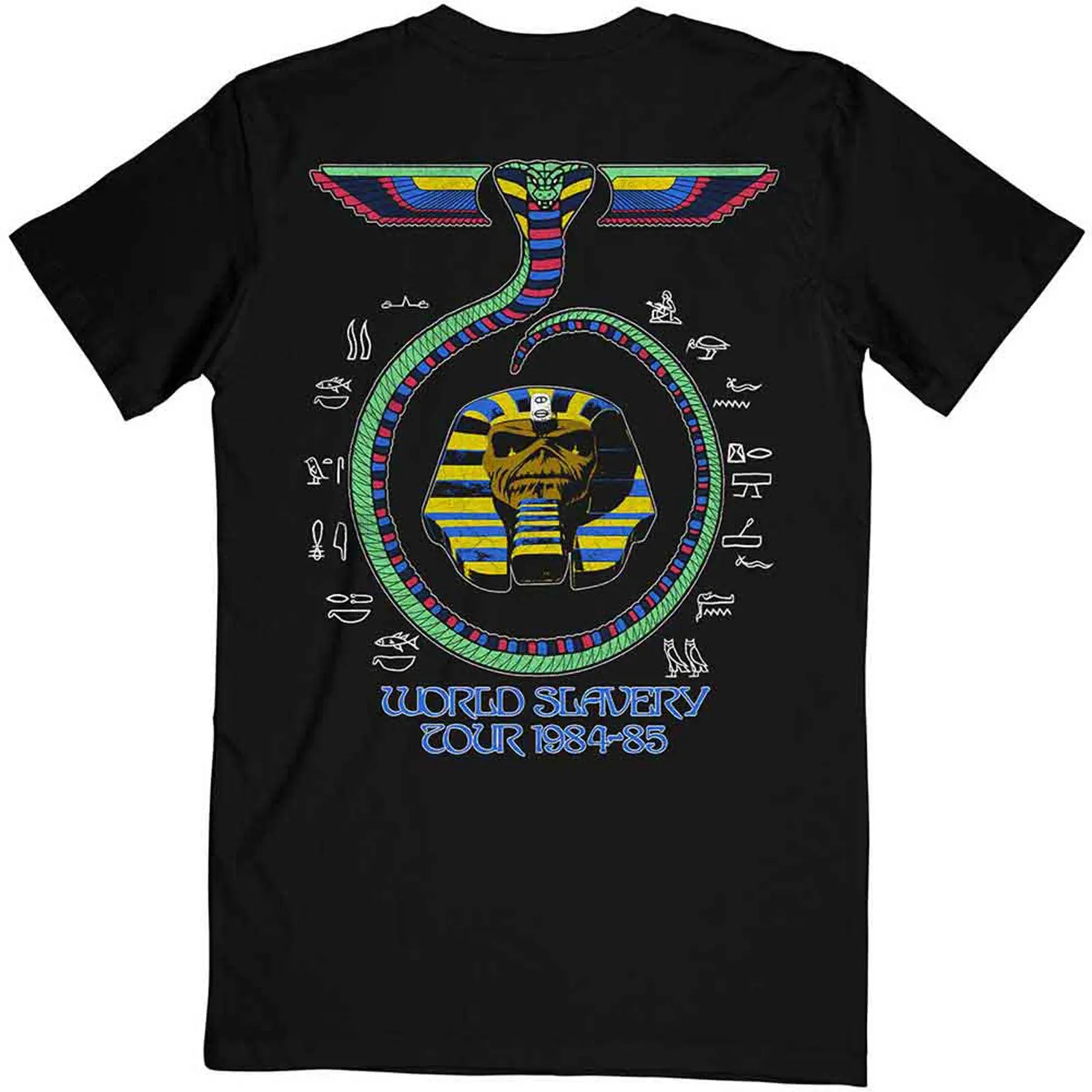 IRON MAIDEN - WORLD SLAVERY TOUR '84 - '85 - T-Shirt Black (Back Print) sold by Spiral Direct product image thumbnail 2