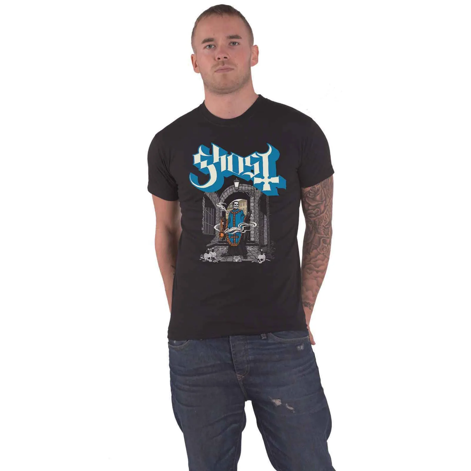 GHOST - INCENSE - T-Shirt Black sold by Spiral Direct product image thumbnail 2