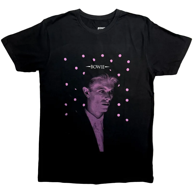 DAVID BOWIE - DOTS - T-Shirt Black made by Spiral Direct