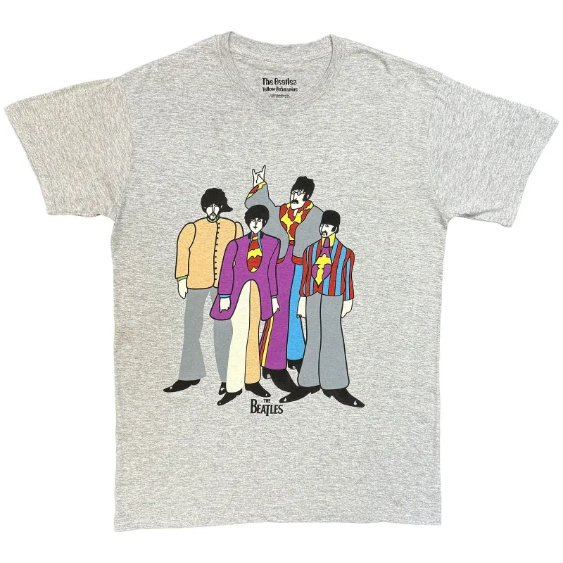 THE BEATLES - YELLOW SUBMARINE - T-Shirt Grey sold by Spiral Direct
