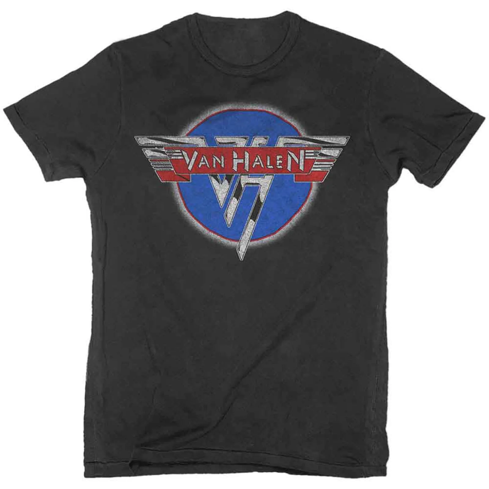 VAN HALEN - CHROME LOGO - T-Shirt Black sold by Spiral Direct