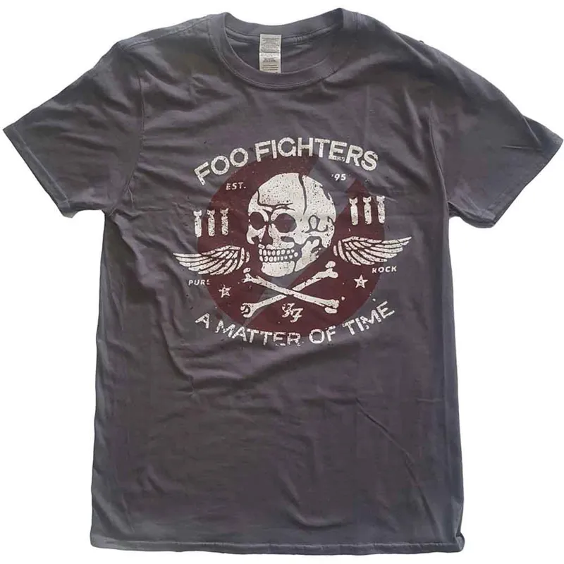 FOO FIGHTERS - MATTER OF TIME - T-Shirt Grey made by Spiral Direct