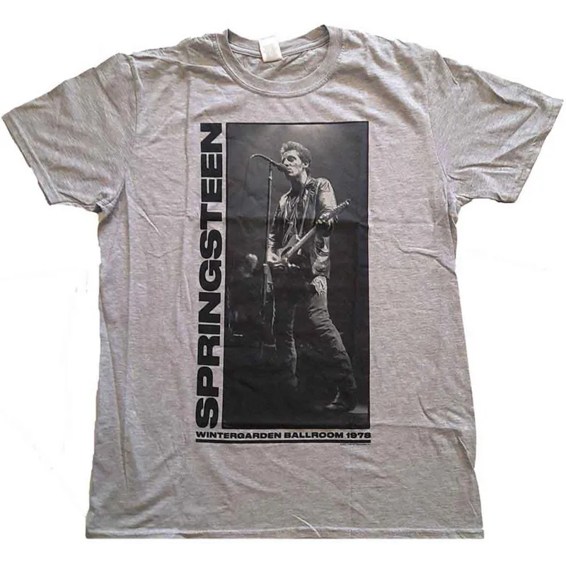 BRUCE SPRINGSTEEN - WINTERGARDEN PHOTO - T-Shirt Grey sold by Spiral Direct