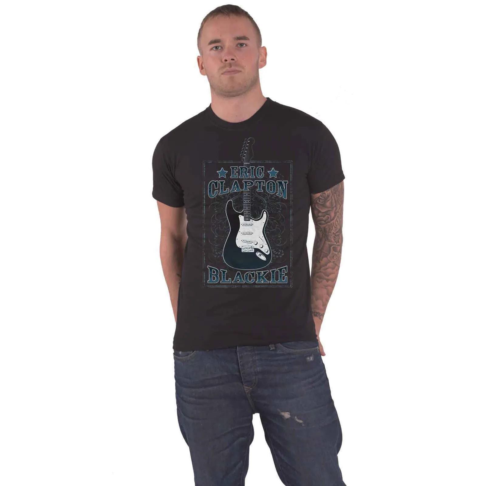 ERIC CLAPTON - BLACKIE - T-Shirt Black sold by Spiral Direct product image thumbnail 2
