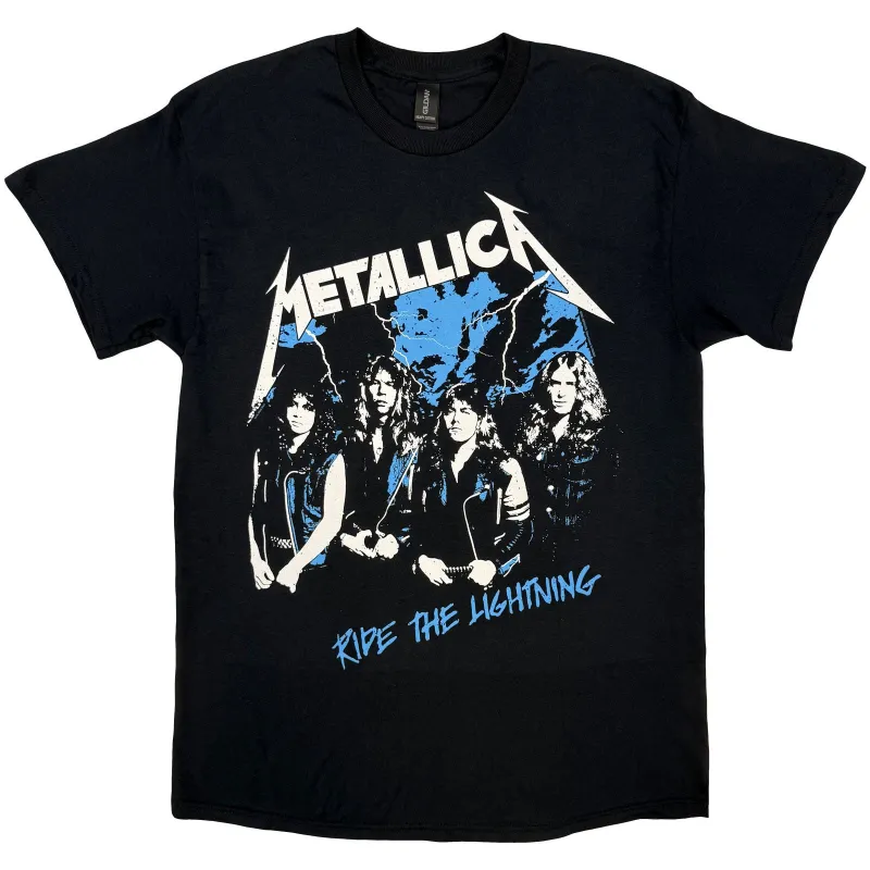 METALLICA - VINTAGE RIDE THE LIGHTNING - T-Shirt Black sold by Spiral Direct
